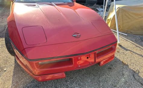 Poster Imperfect 1986 Corvette Convertible Barn Finds