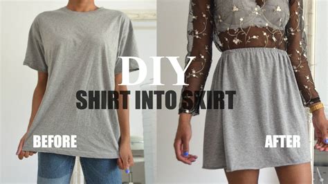 How To Make A Skirt From A T Shirt Glamourground