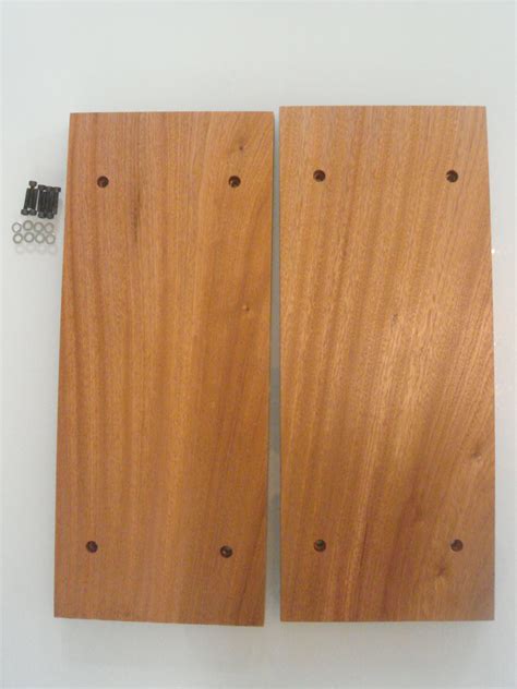 Custom Made Stained Plywood Solid Wood Lacquer Veneer Side Panels For