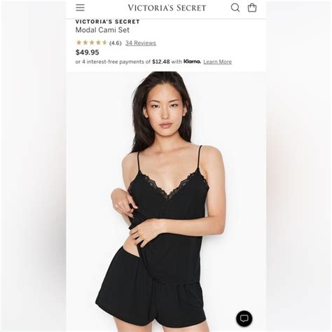 Intimates Sleepwear Nwt Victorias Secret Cami Lingerie Set Poshmark