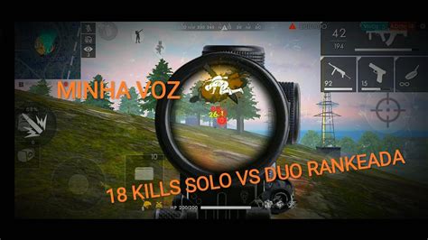 Kills Solo Vs Duo Rankeada Free Fire Braga Tv Youtube