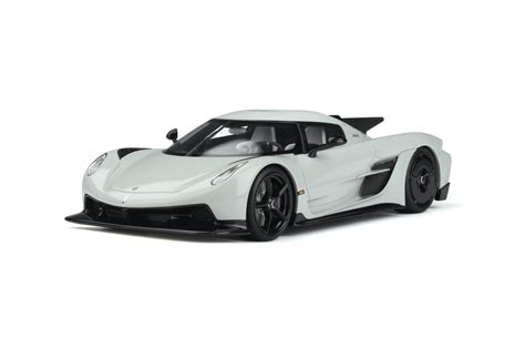 1 18 KOENIGSEGG JESKO ABSOLUT 2022 LIGHT GREY RESIN SEALED BODY Fas