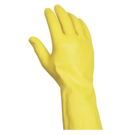 Handgards® General Purpose Latex Yellow Reusable Gloves Handgards