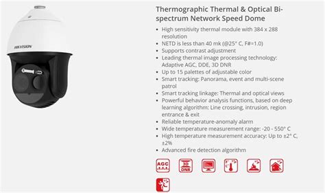 Hikvision Thermal And Optical Bi Spectrum Network Speed Dome Camera Guide