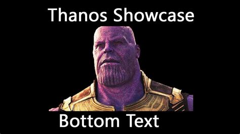 Thanos Showcase A Bizzare Day Modded Roblox Youtube