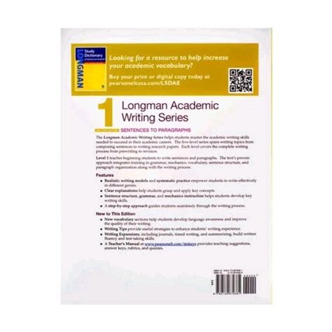 Longman Academic Writing Series Sentences To