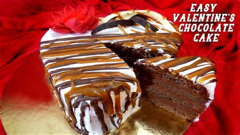 EASY DELICIOUS CHOCOLATE VALENTINE S CAKE JEDNOSTAVNA I UKUSNA