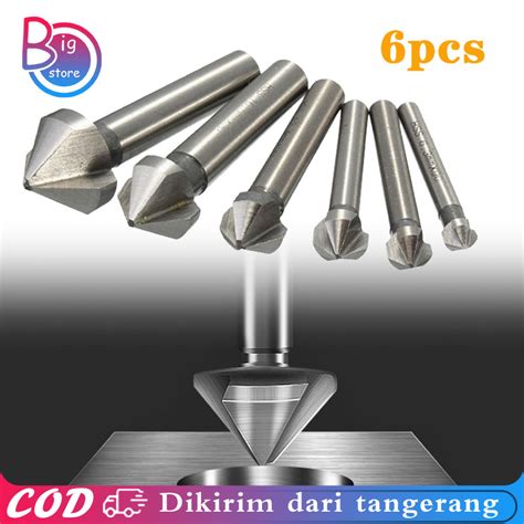 Jual Pcs Countersink Drill Bit Bahan Hss Mata Bor Drill Bit