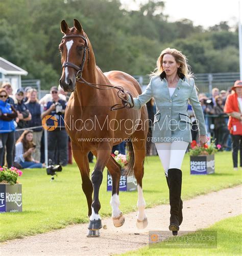 Image Elisabeth Halliday Sharp And DENIRO Z At The Trot Up Land Rover