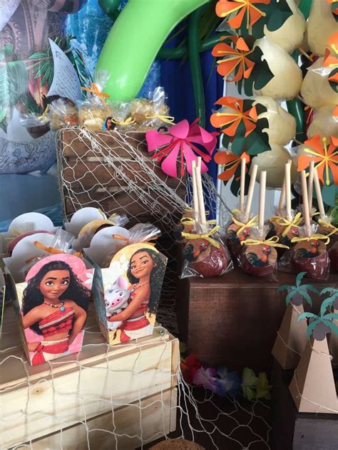 Moana Birthday Party Ideas Photo 1 Of 11 Moana Birthday Party Theme