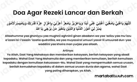 Doa Agar Rezeki Lancar Dan Berkah Homecare