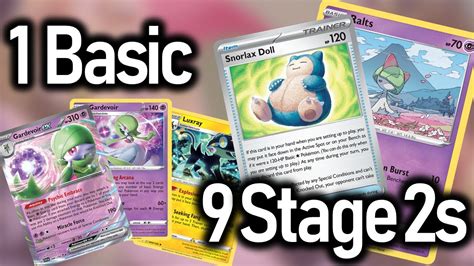 I Made A Gardevoir Ex Deck With 1 Basic Youtube