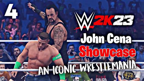 WWE 2K23 2K SHOWCASE Ep 4 An Iconic WrestleMania John Cena Vs