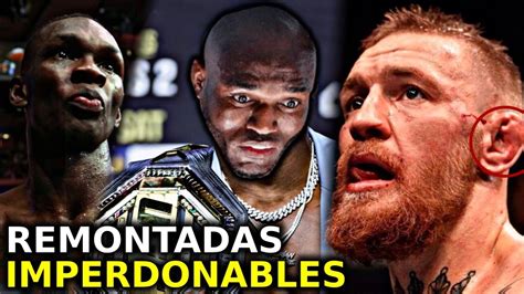 10 Remontadas Más Ridículas e Infames en la Historia de UFC YouTube