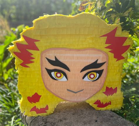 Kyojuro Rengoku Demon Slayer Pinata Etsy