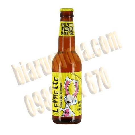 Bia Levrette Blonde of Position thùng chai ml