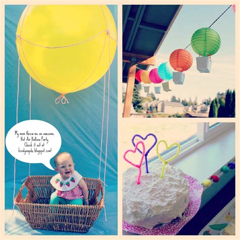 Friday Finds Hot Air Balloon First Birthday Party A Well Crafted Party