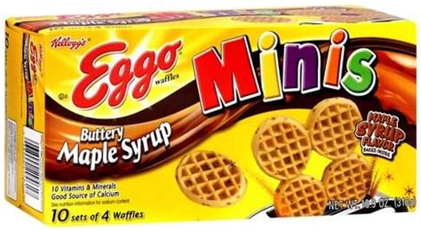 Eggo Minis, Buttery Maple Syrup Waffles - 10 ea, Nutrition Information | Innit