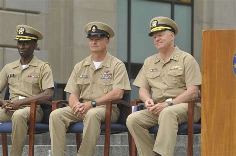 From Left U S Navy Capt Johnny W Poole A Chaplain Nara Dvids