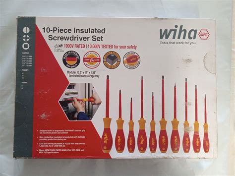 Wiha Tools Piece Insulated Softfinish Cushion Grip Screwdriver