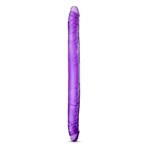 B Yours Inch Purple Double Dildo Bondagebox