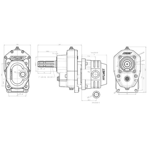 Pto Gearbox Male Shaft Ratio Or Kw Plus Cast Iron Pump