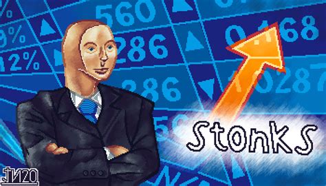 Pixilart Stonks By Justunknown