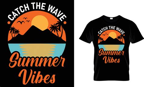 Summer Typography T Shirt Design 22863470 Vector Art At Vecteezy