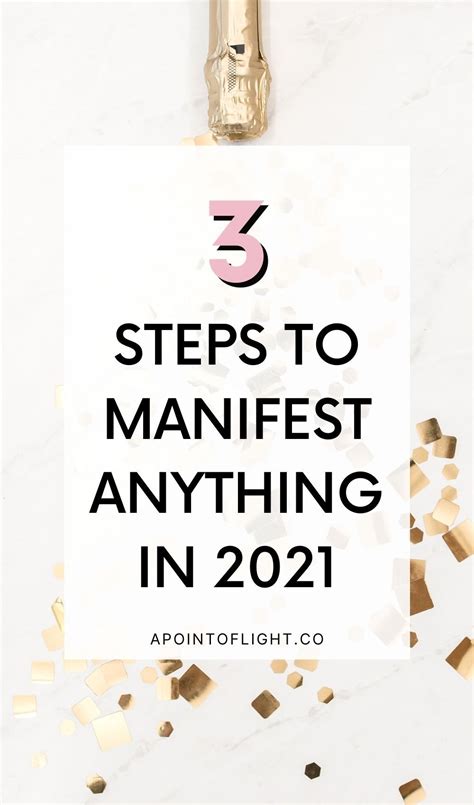 3 Key Steps To Manifest Your Dreams In 2022 Artofit