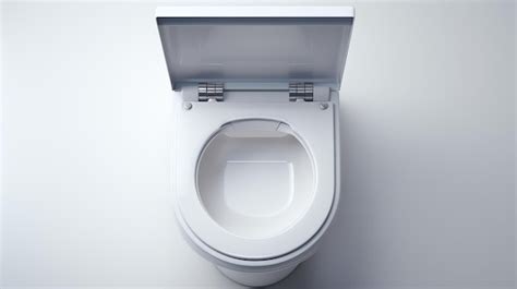 Premium AI Image | a toilet with the lid open