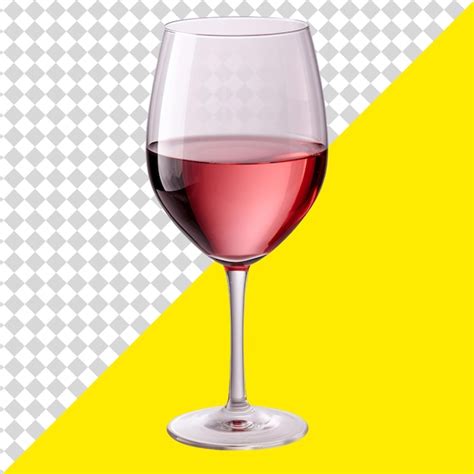 Una Copa De Vino Tinto Png Archivo Psd Premium