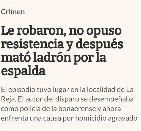 Pregonero On Twitter Las Notas Pro Delincuencia Se Terminan Cuando La