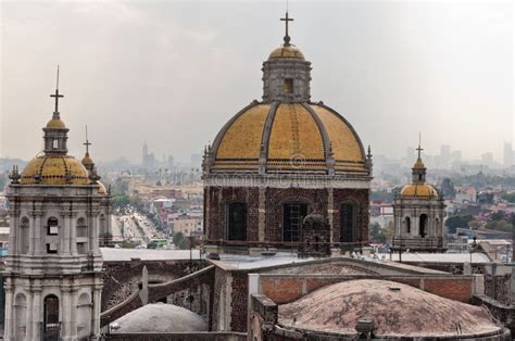 Old Basilica of Our Lady of Guadalupe in Mexico City Stock Image ...