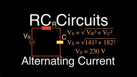 Rlc Circuits 10 Of 19 Series Rc Calculating Impedance Current And