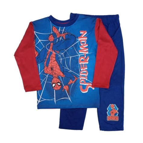 Pijama Spiderman Talla 10 Manga Larga Con Estampado Spidey Azul Walmart