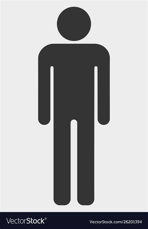 man figure icon royalty  vector image vectorstock