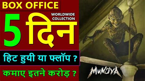 Munjya Box Office Collection Day Munjya Total Worldwide Collection