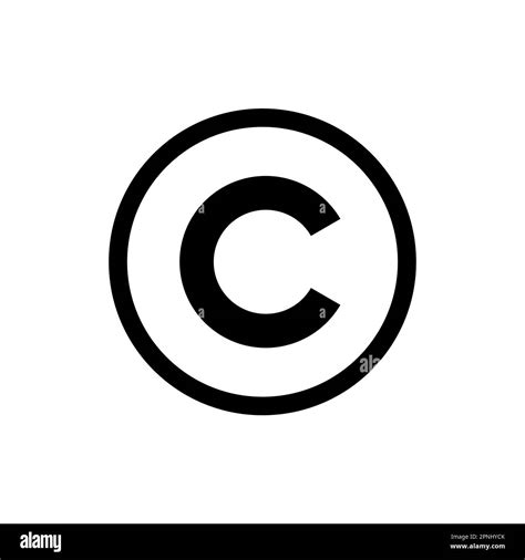 Copyright Icon Vector Copyright Symbols Stock Vector Image And Art Alamy