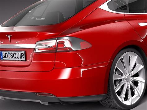 Tesla Model S 2013 Modelo 3d 129 3ds C4d Fbx Lwo Max Obj Free3d