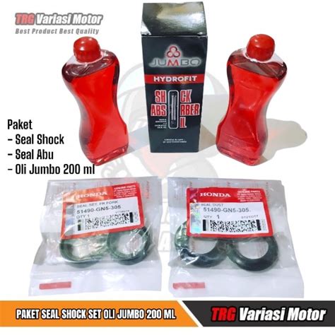 Jual Seal Shock Depan Beat Fi Dan Seal Abu Set Oli Shock Jumbo Pnp Beat