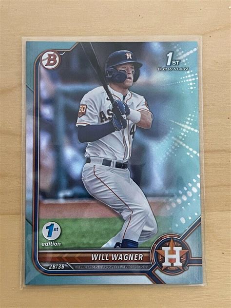 Will Wagner Sky Blue Foil Bppf Prices Bowman St Edition