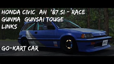 Assetto Corsa Honda Civic AH 87 Si Race Gunma Gunsai Touge