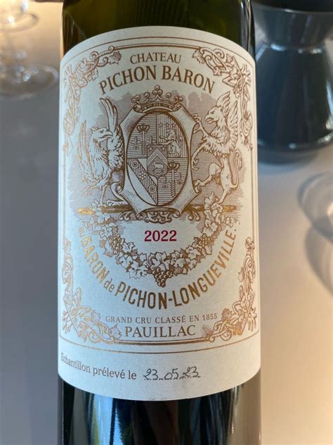 2022 Château Pichon Longueville Baron France Bordeaux Médoc