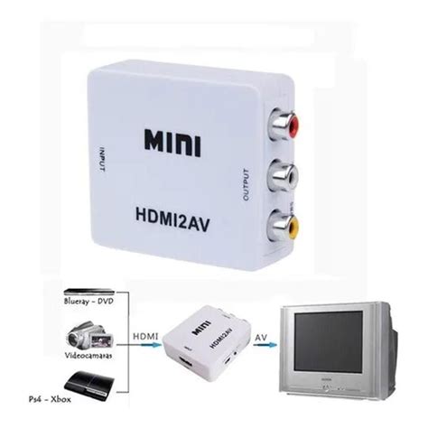 Mini Adaptador Rca Hdmi Pontofrio