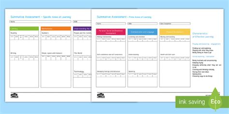 Summative Assessment Form Eyfs Resource Hot Sex Picture