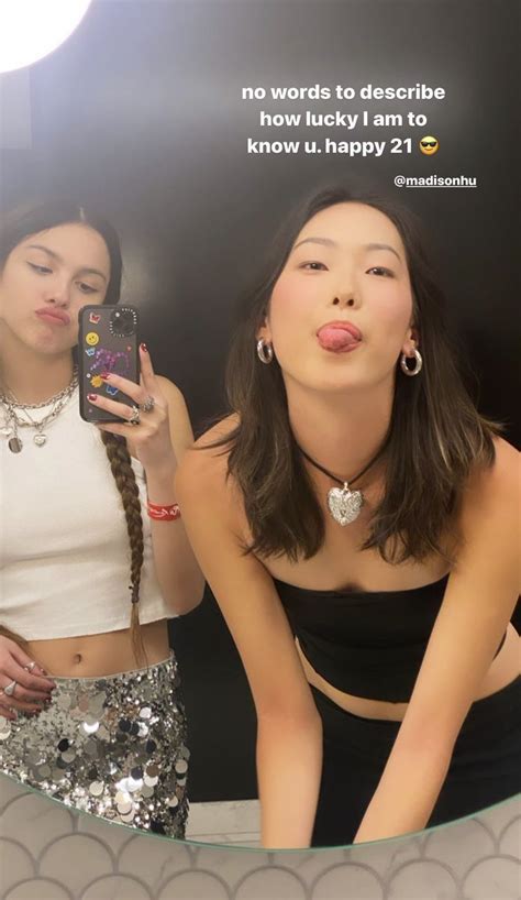 Olivia Rodrigo Daily On Twitter 📱 Olivia Wishing Madison Hu Happy Birthday Via Instagram