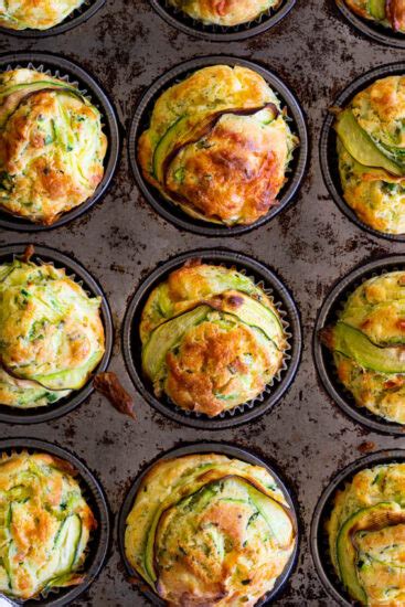 Cheesy Zucchini Muffins Simply Delicious