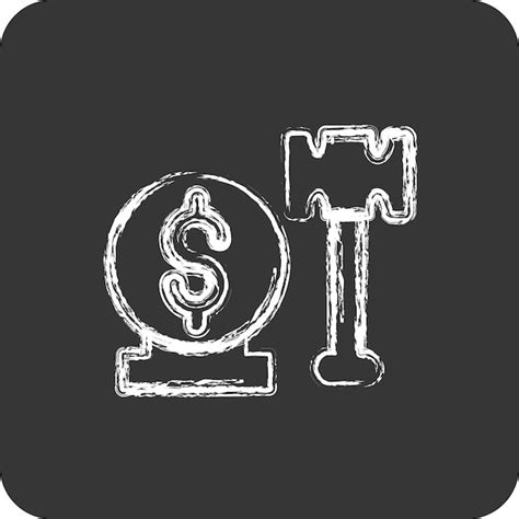 Icon Imposto Regulamento adequado para a educação símbolo giz Estilo ...