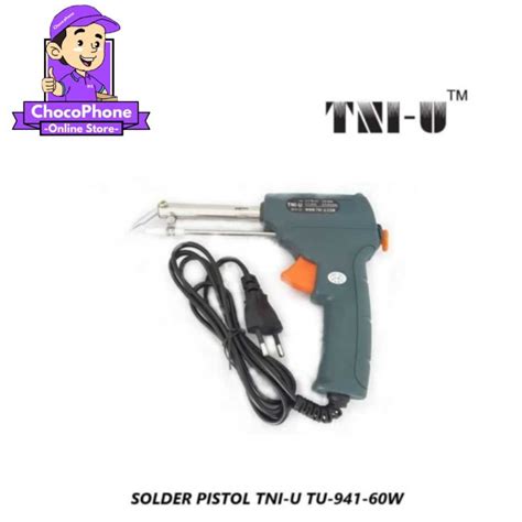 Jual SOLDER PISTOL TNI U TU 941 60W ORI SOLDER GUN Shopee Indonesia