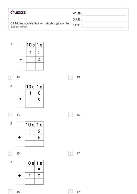 Division With Multi Digit Numbers Worksheets For St Class On